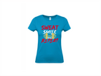 T-shirt 💪 Sweat, Smile and Repeat – Voor de echte doorzetter!