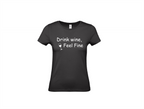 Drink wine, feel fine