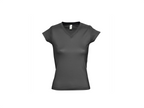 T-shirt dames met V-hals eigen Design