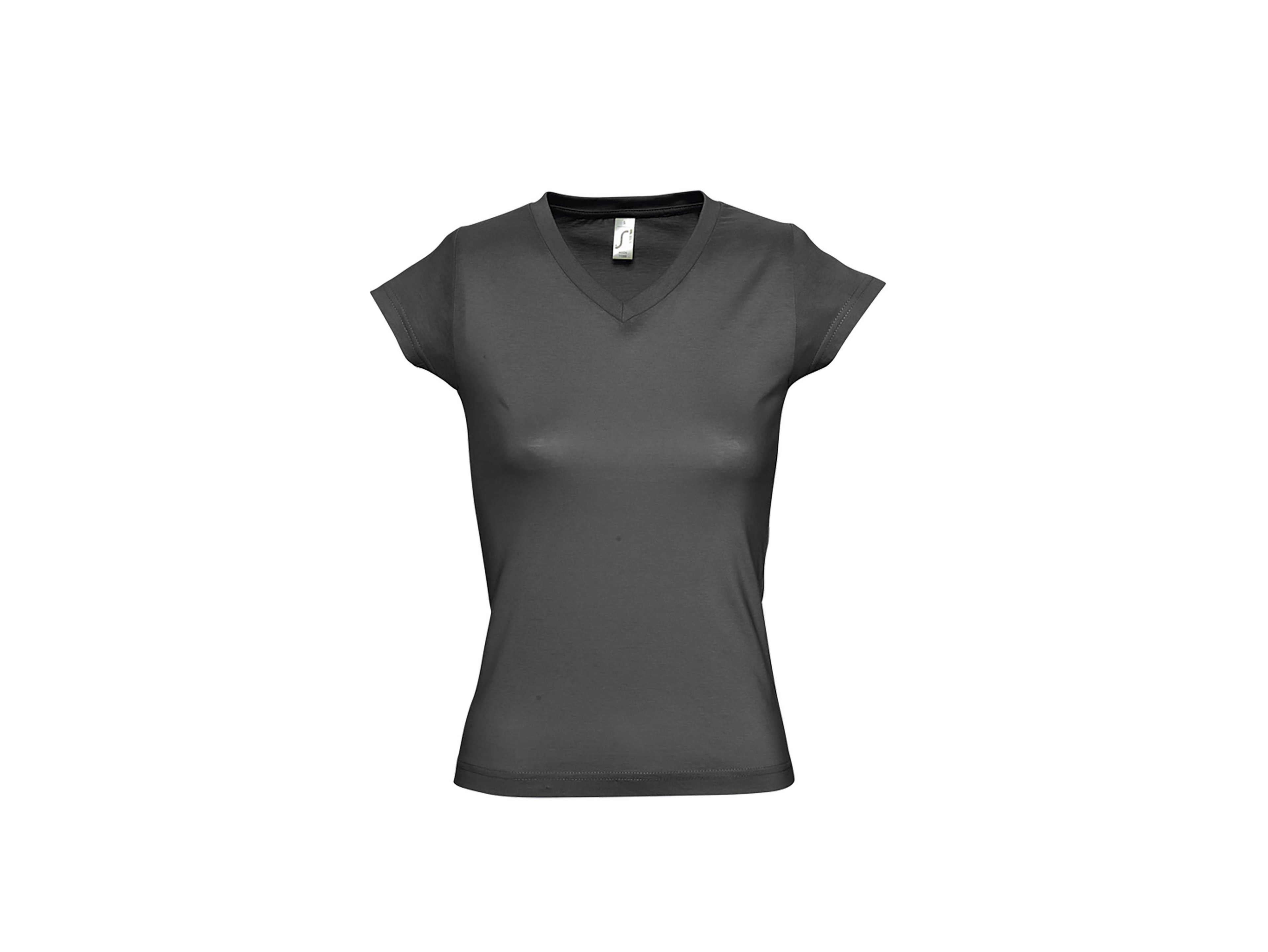 T-shirt dames met V-hals eigen Design