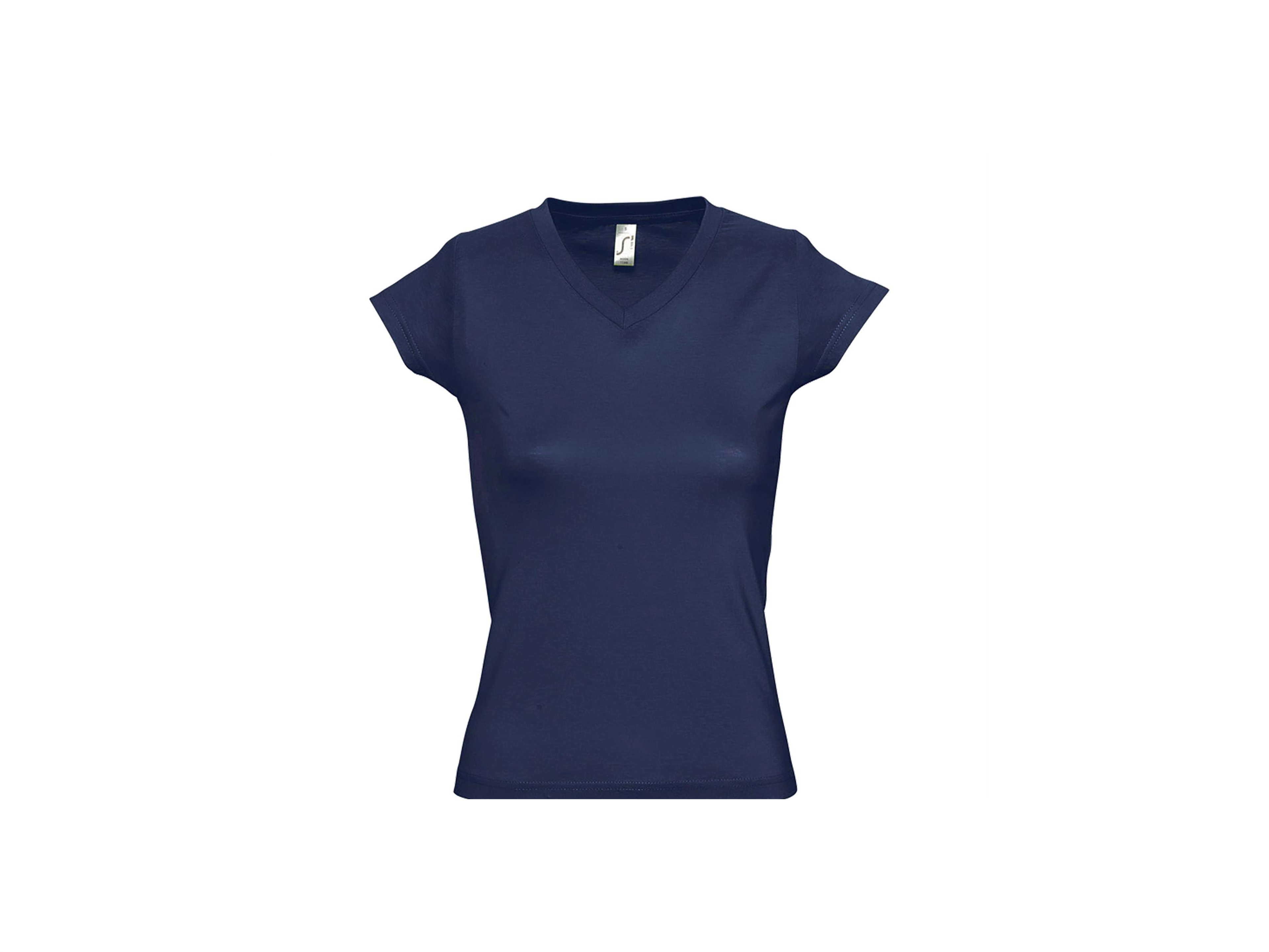 T-shirt dames met V-hals eigen Design