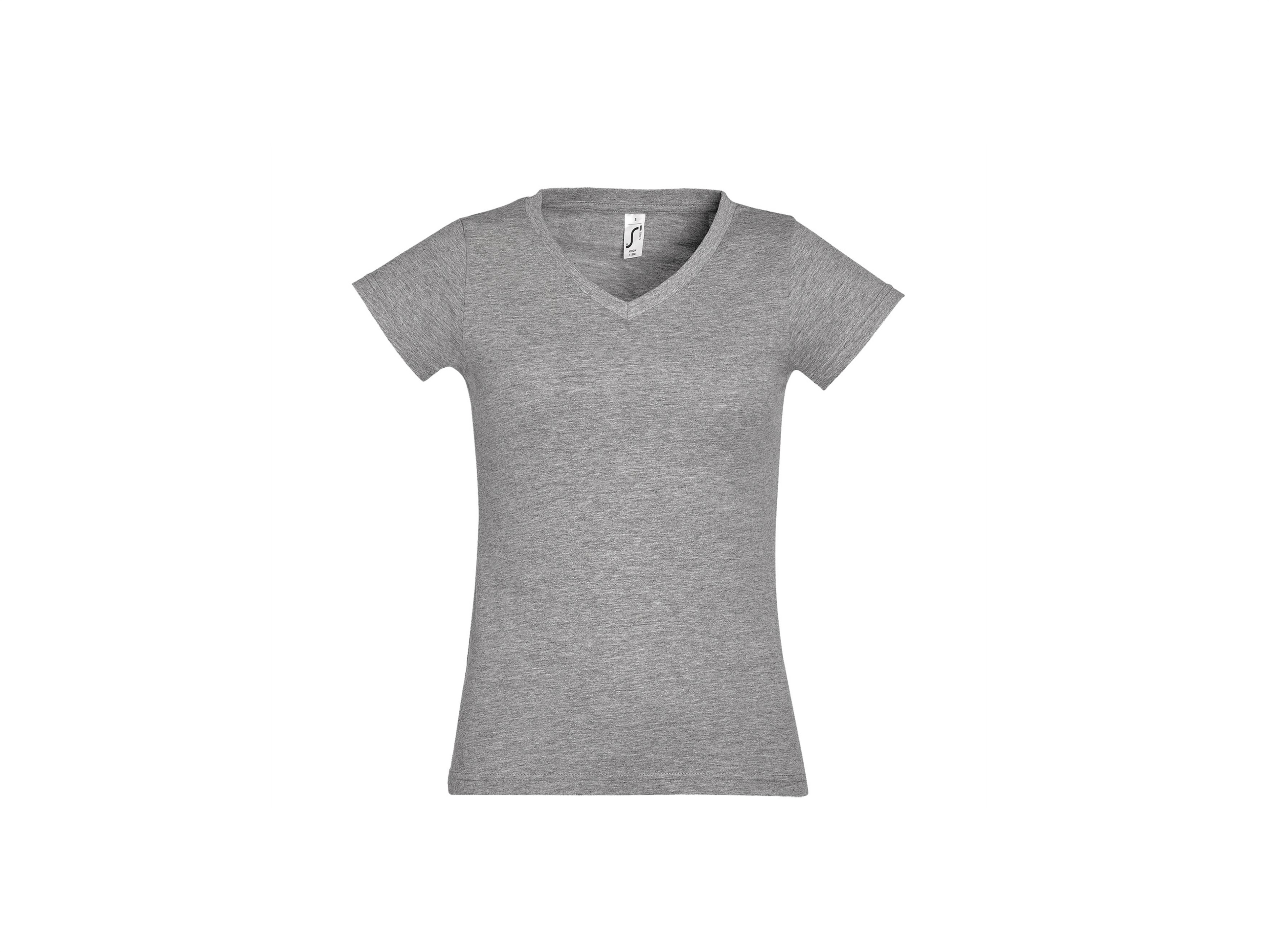 T-shirt dames met V-hals eigen Design