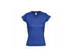 T-shirt dames met V-hals eigen Design