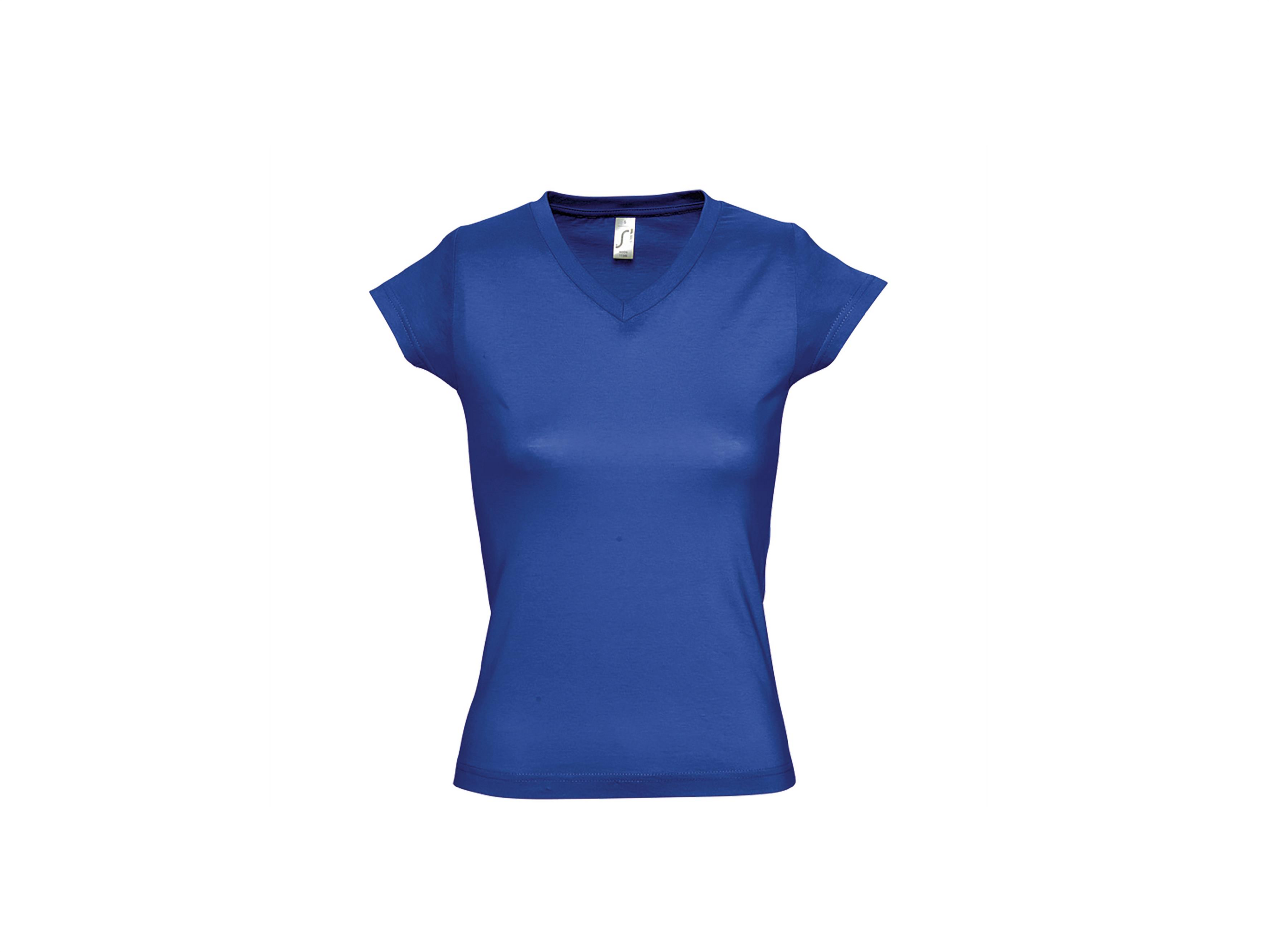 T-shirt dames met V-hals eigen Design