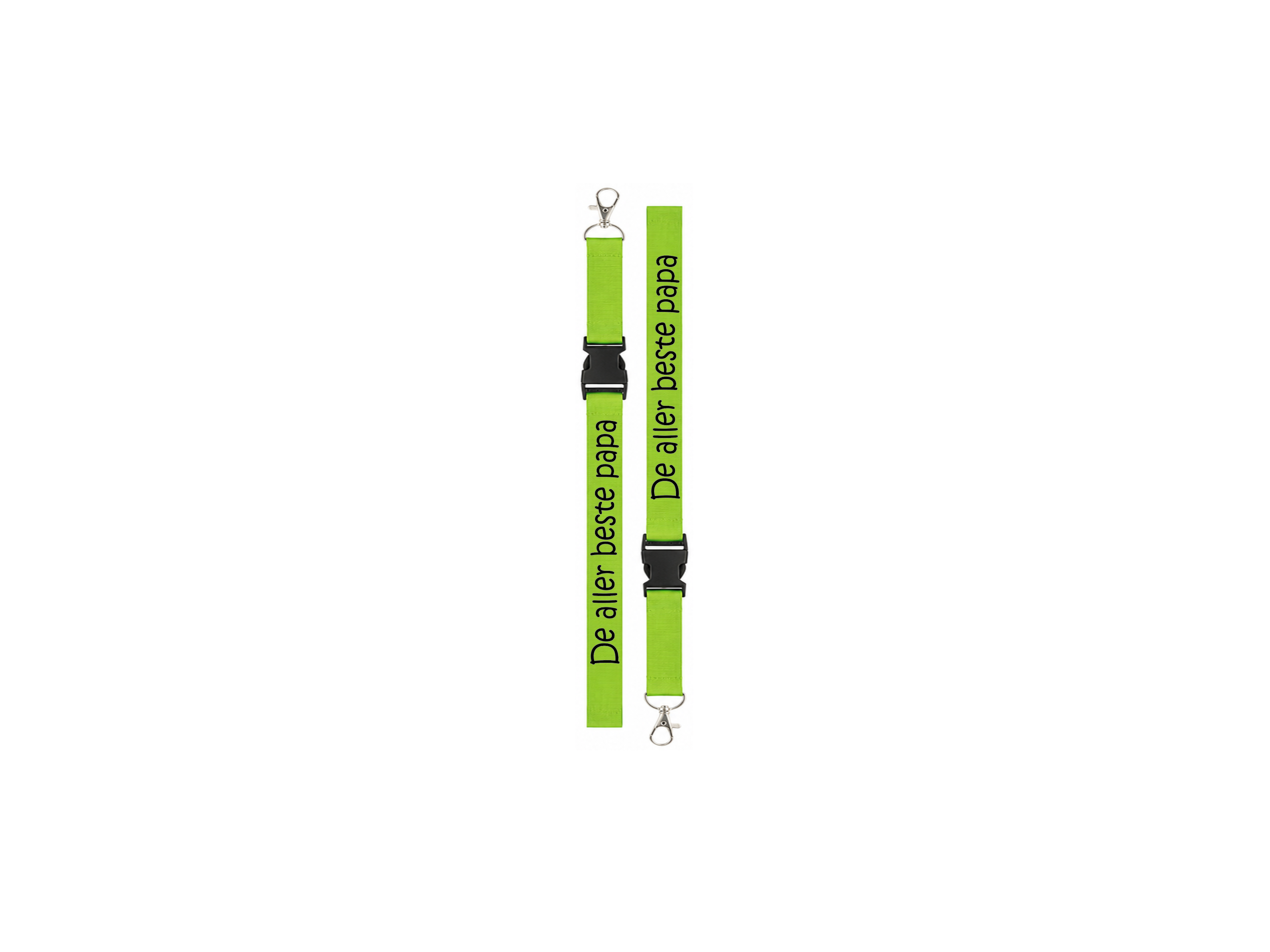 🎁 Persoonlijke Vaderdag Lanyard – De Allerbeste Papa