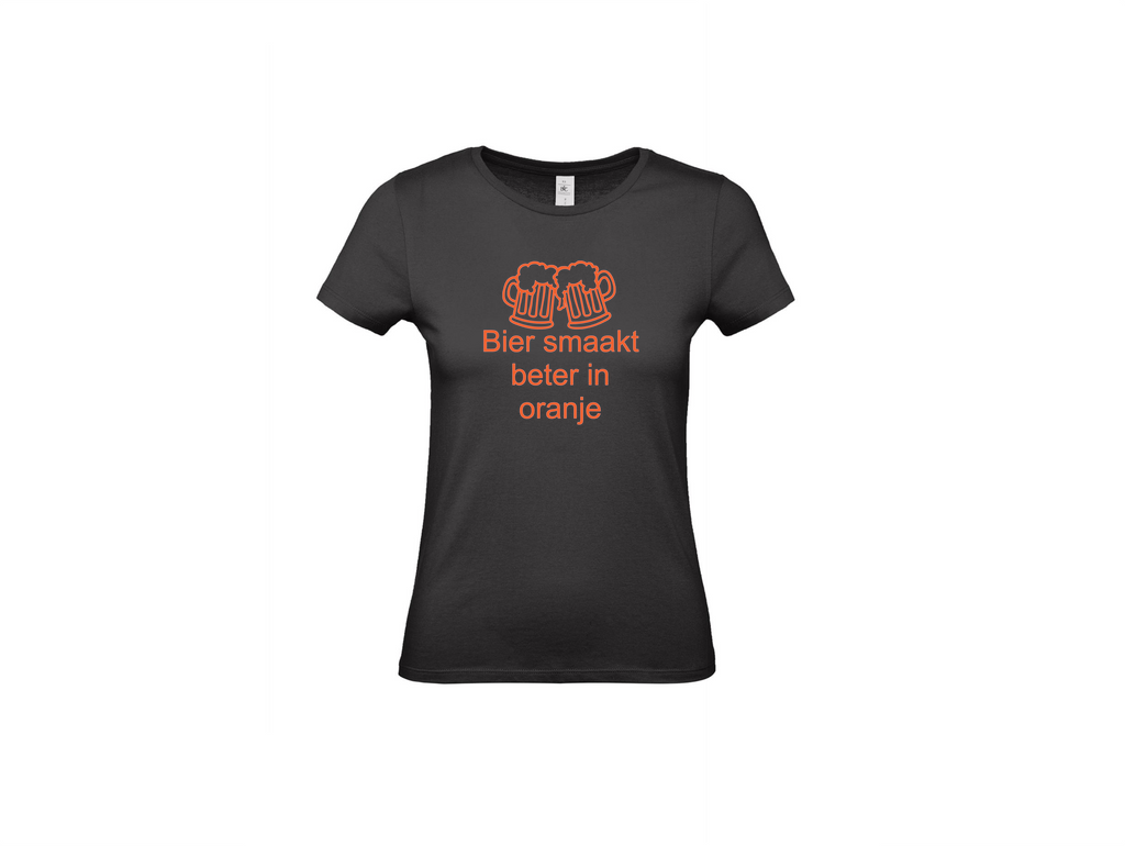 T-shirt met korte mouwen Proost in Oranje!