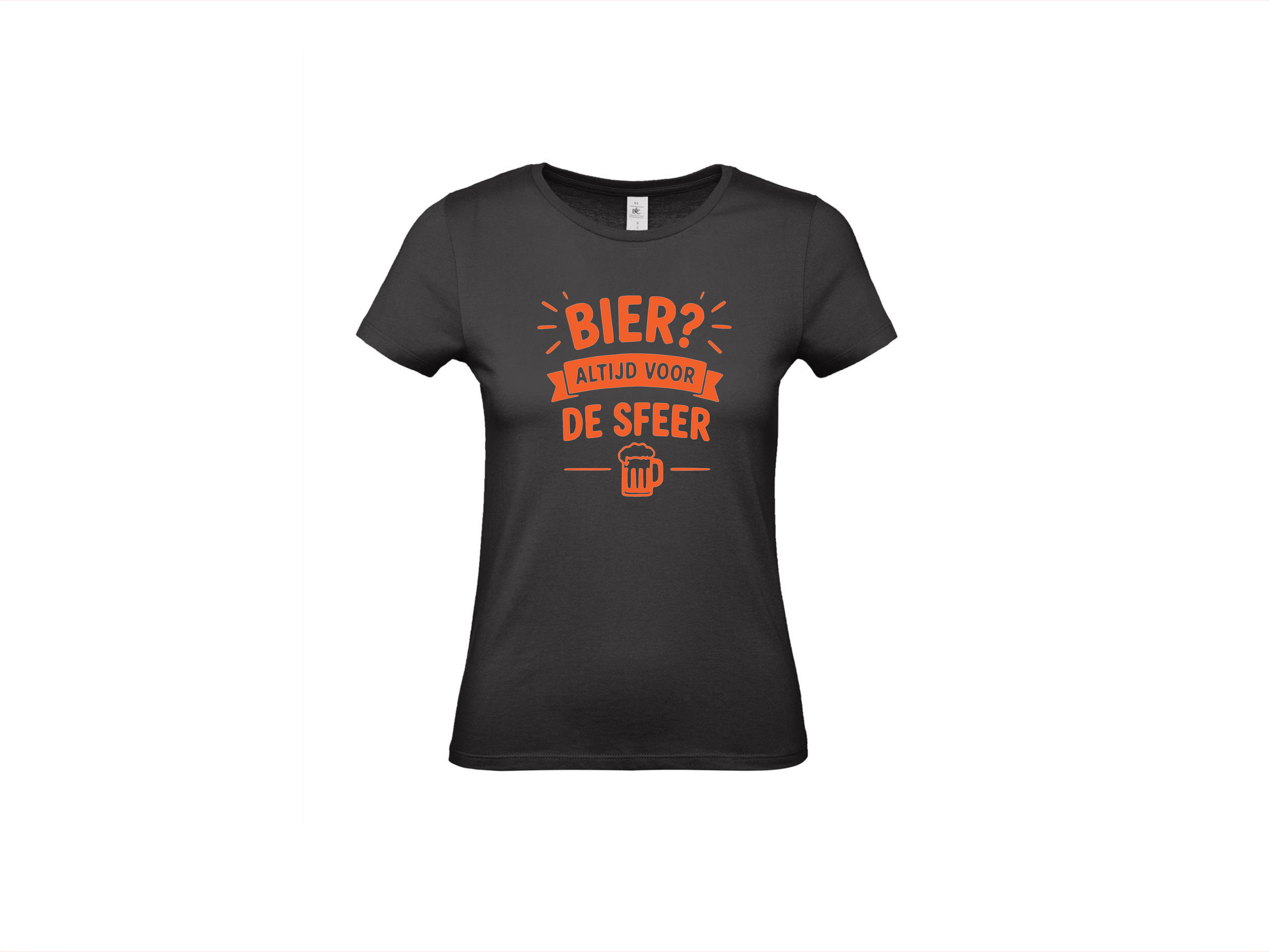 T-shirt met korte mouwen: Bier? altijd voor de sfeer
