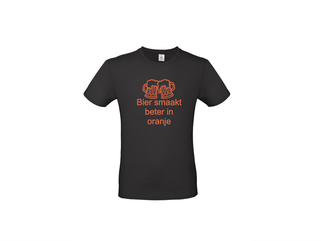 T-shirt met korte mouwen Proost in Oranje!