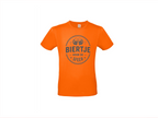 T-shirt met korte mouwen:🍻 Biertje Voor De Sfeer – Oranje Gezelligheid Shirt