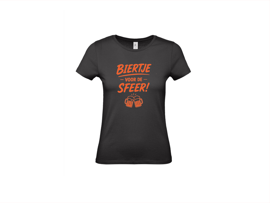 T-shirt met korte mouwen: biertje voor de sfeer