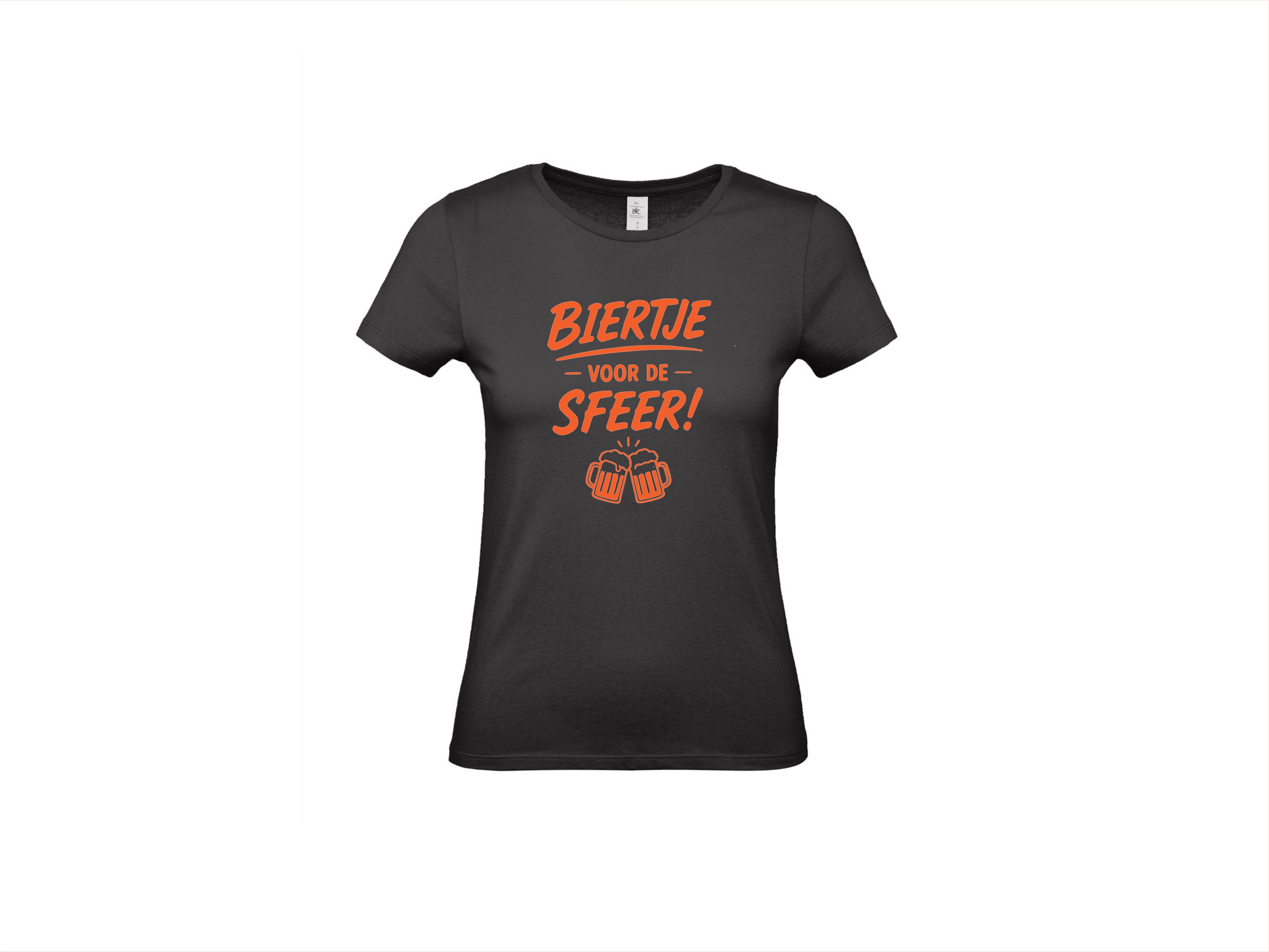 T-shirt met korte mouwen: biertje voor de sfeer