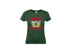 T-shirt 💪 Sweat, Smile and Repeat – Voor de echte doorzetter!