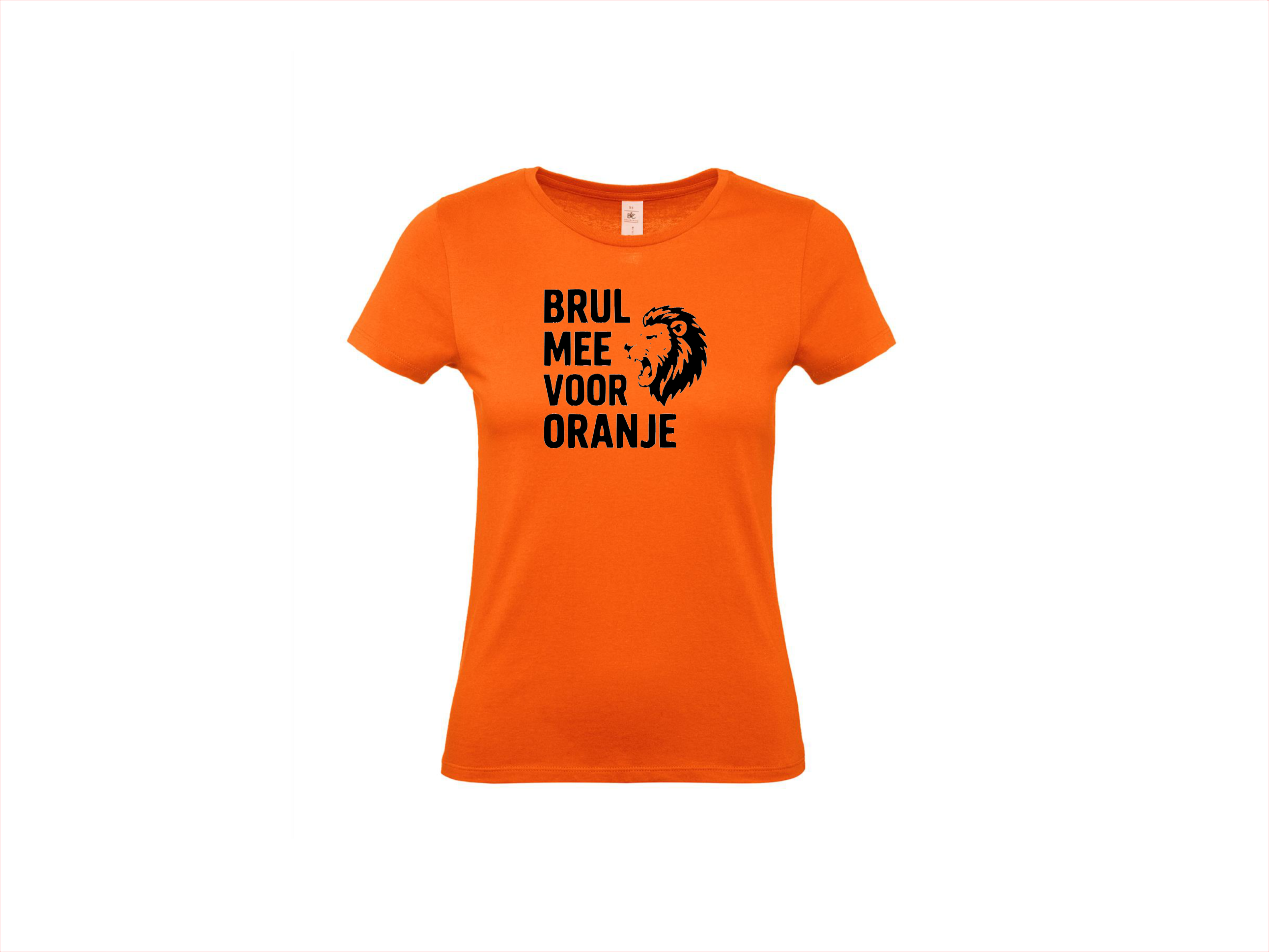 T-shirt met korte mouwen Brul Mee Voor Oranje! 🦁🇳🇱