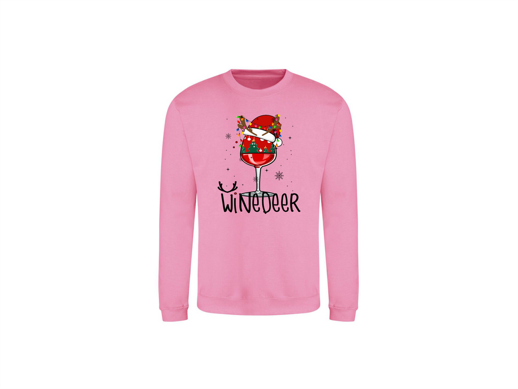 Sweater WineDeer – Omdat Kerst Altijd Beter Is met Wijn