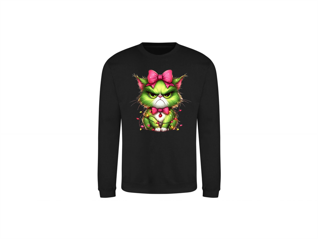 Grumpy Xmas Cat Sweater – Perfect voor jouw kerst-mood"