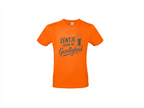 T-shirt met korte mouwen:🍺🧡 Eéntje Voor De Gezelligheid – Oranje Feestshirt