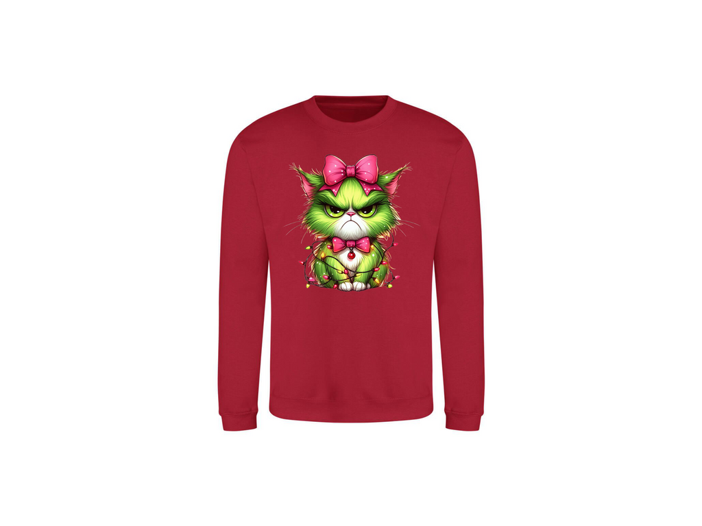 Grumpy Xmas Cat Sweater – Perfect voor jouw kerst-mood"