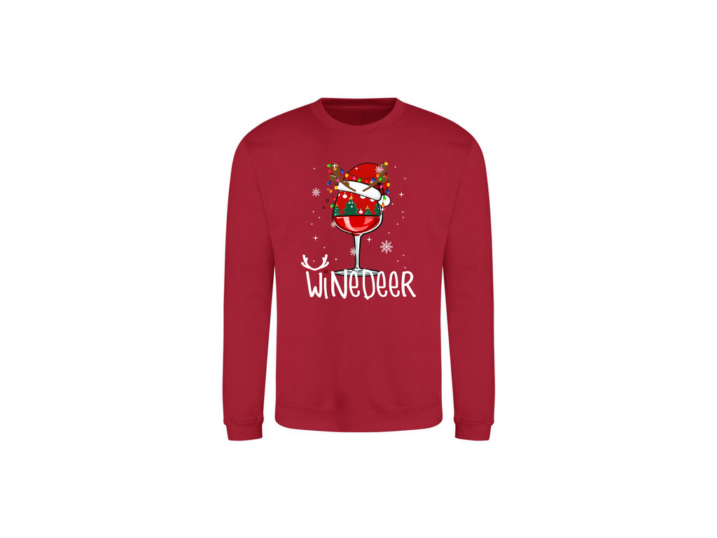 Sweater WineDeer – Omdat Kerst Altijd Beter Is met Wijn