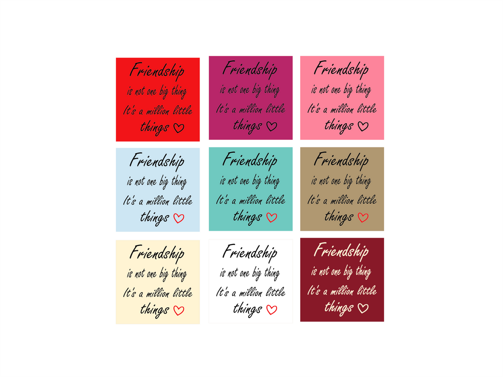tegeltje - friendship