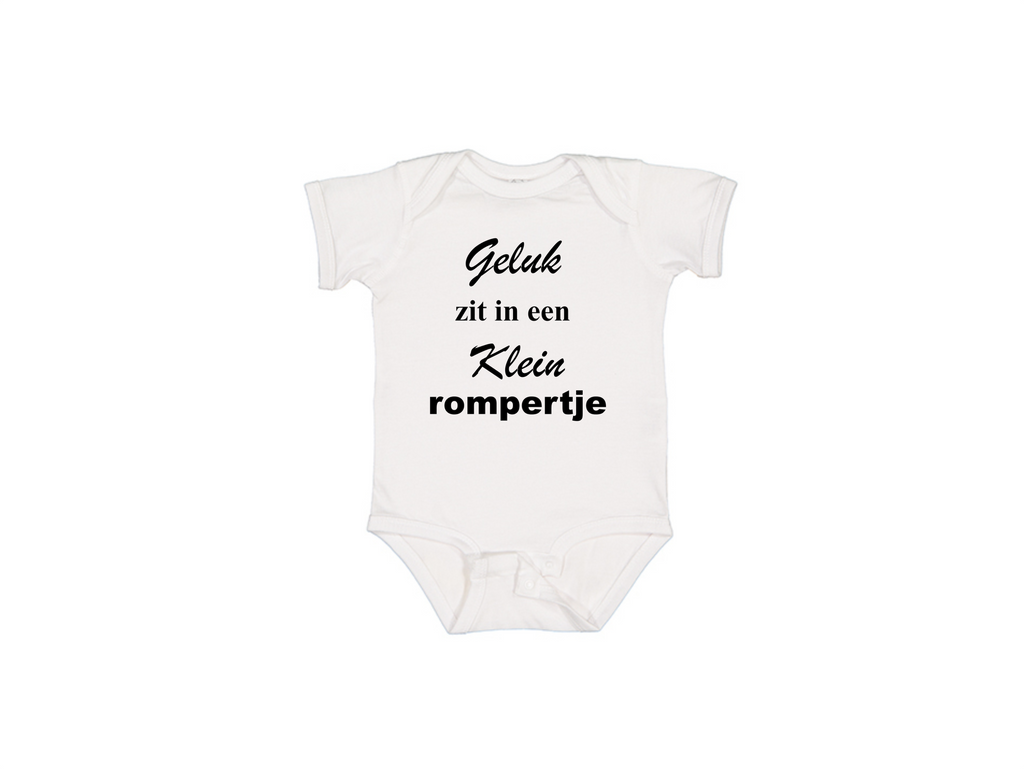 Geluk zit in een klein rompertje