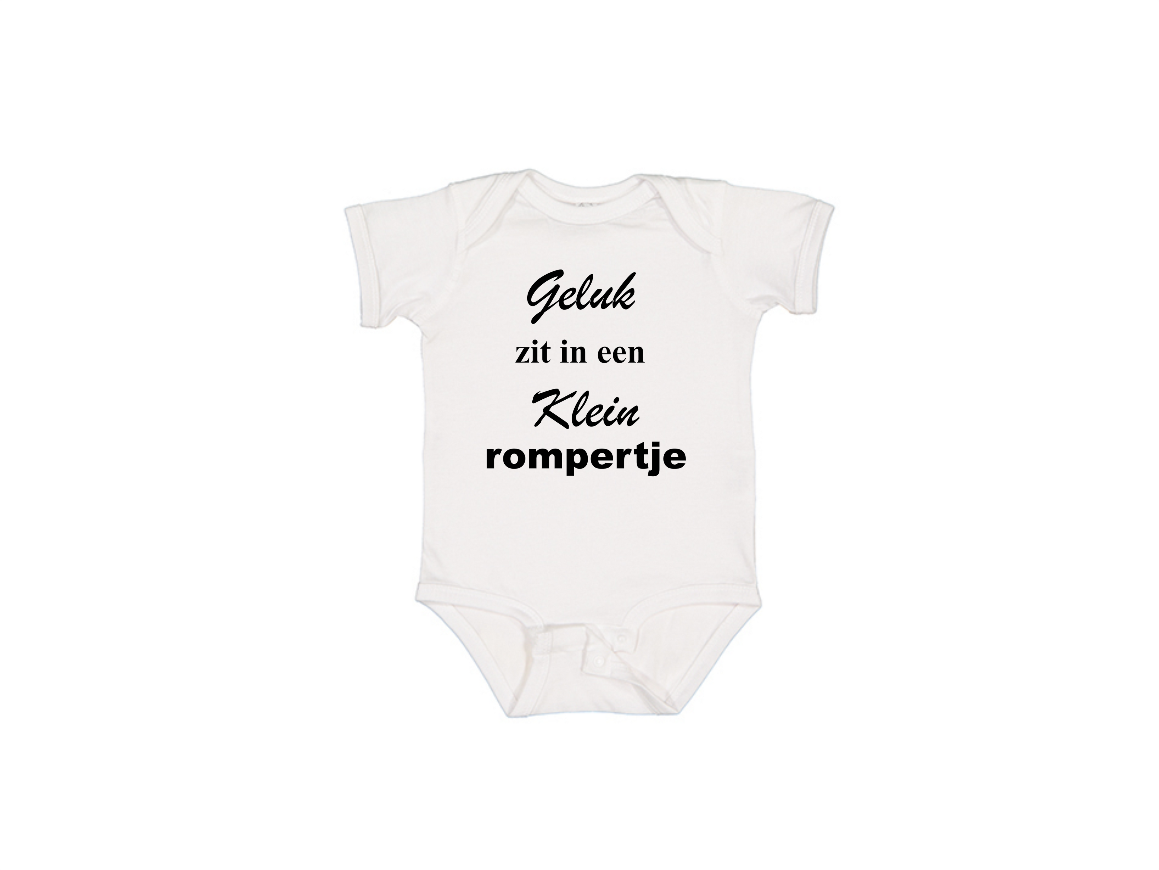 Geluk zit in een klein rompertje