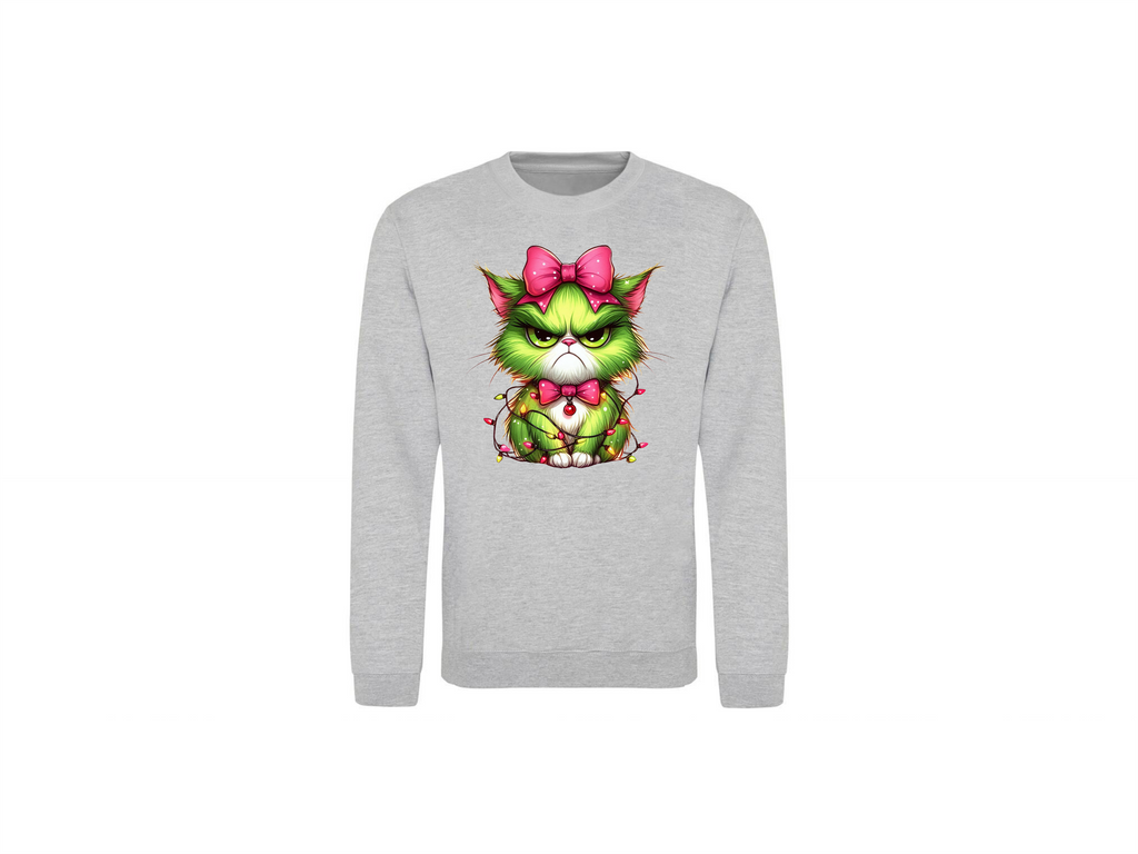 Grumpy Xmas Cat Sweater – Perfect voor jouw kerst-mood"