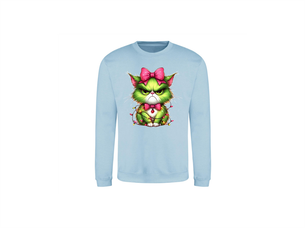 Grumpy Xmas Cat Sweater – Perfect voor jouw kerst-mood"