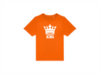 T-shirt kinderen:👑 Klein of groot… iedereen is royal op Koningsdag!