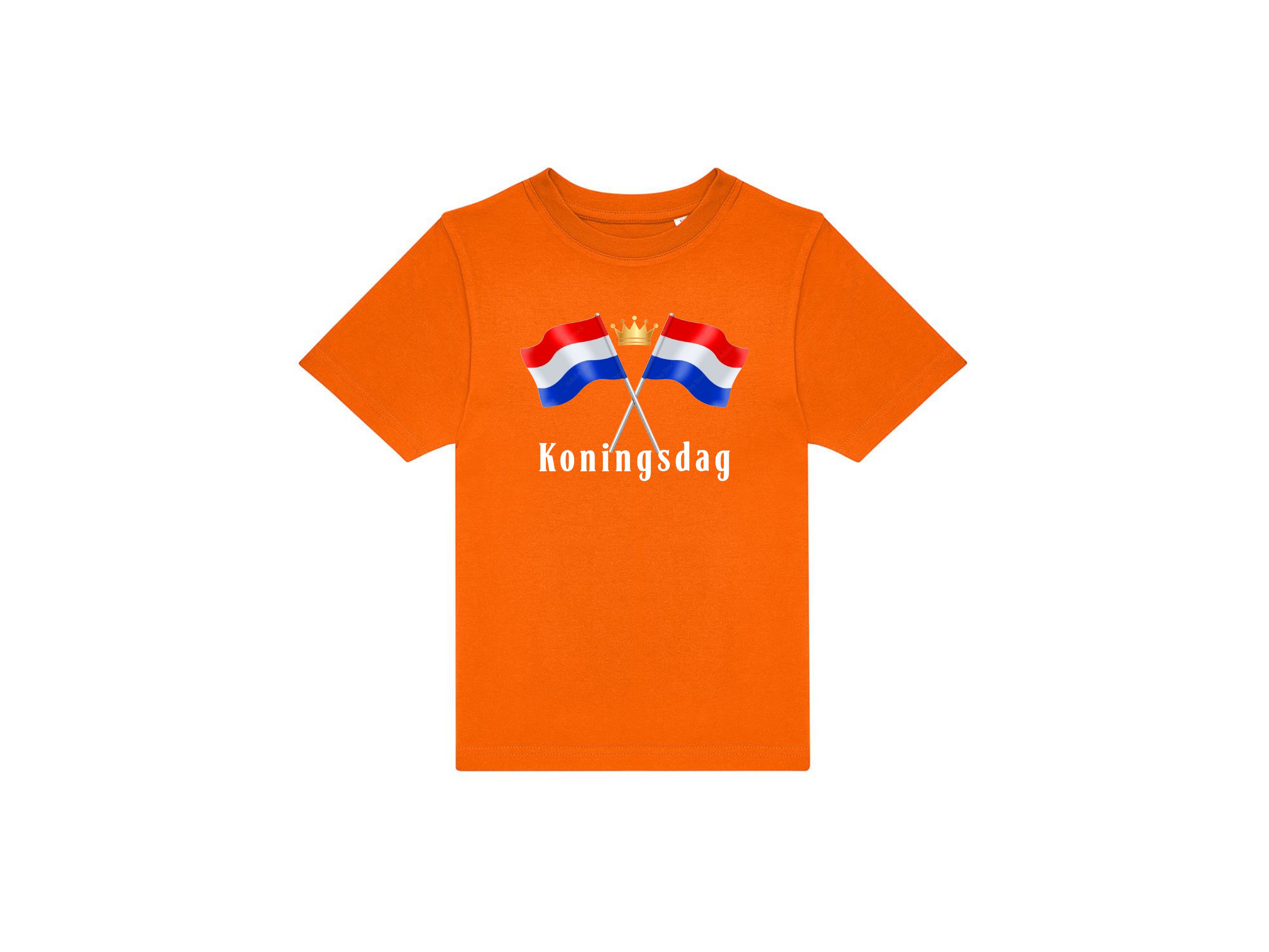T-shirt kinderen: Ready to celebrate Koningsdag!