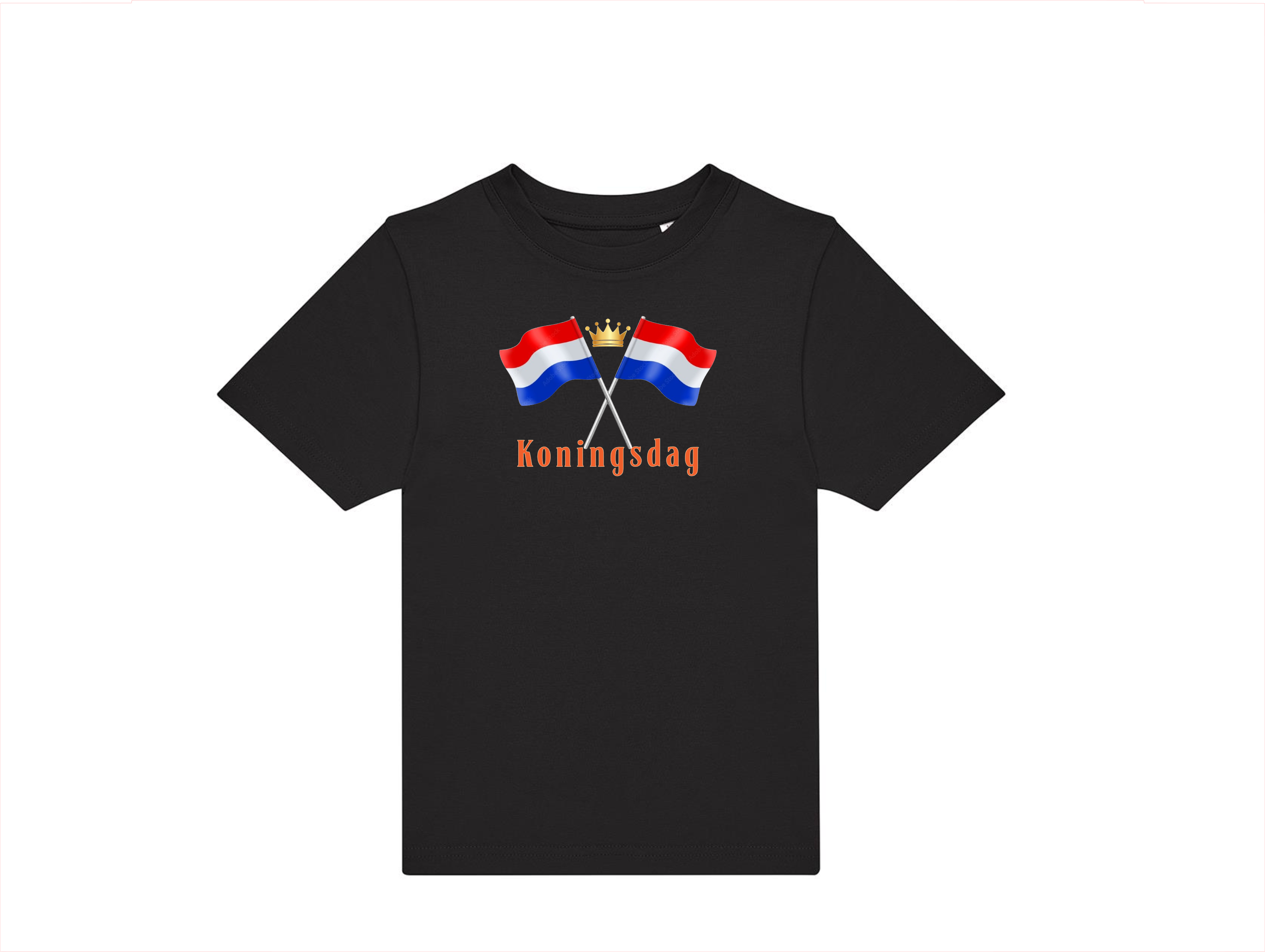T-shirt kinderen: Ready to celebrate Koningsdag!