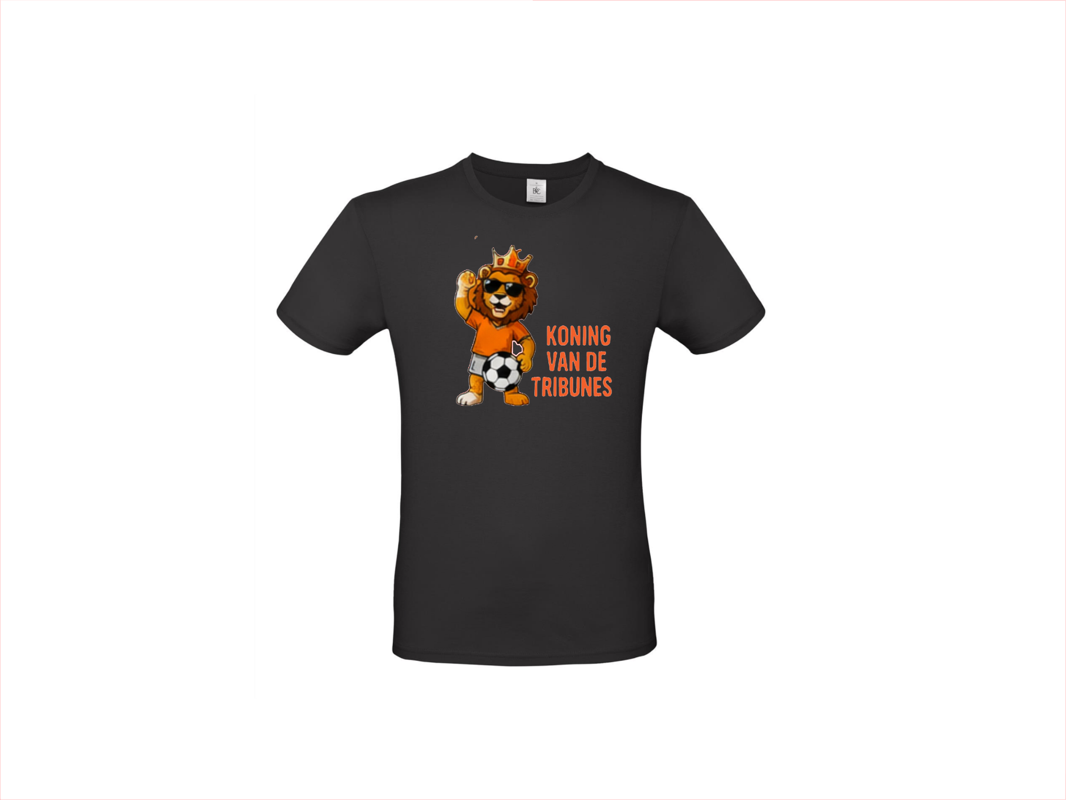 T-shirt met korte mouwen: Koning van de tribunes