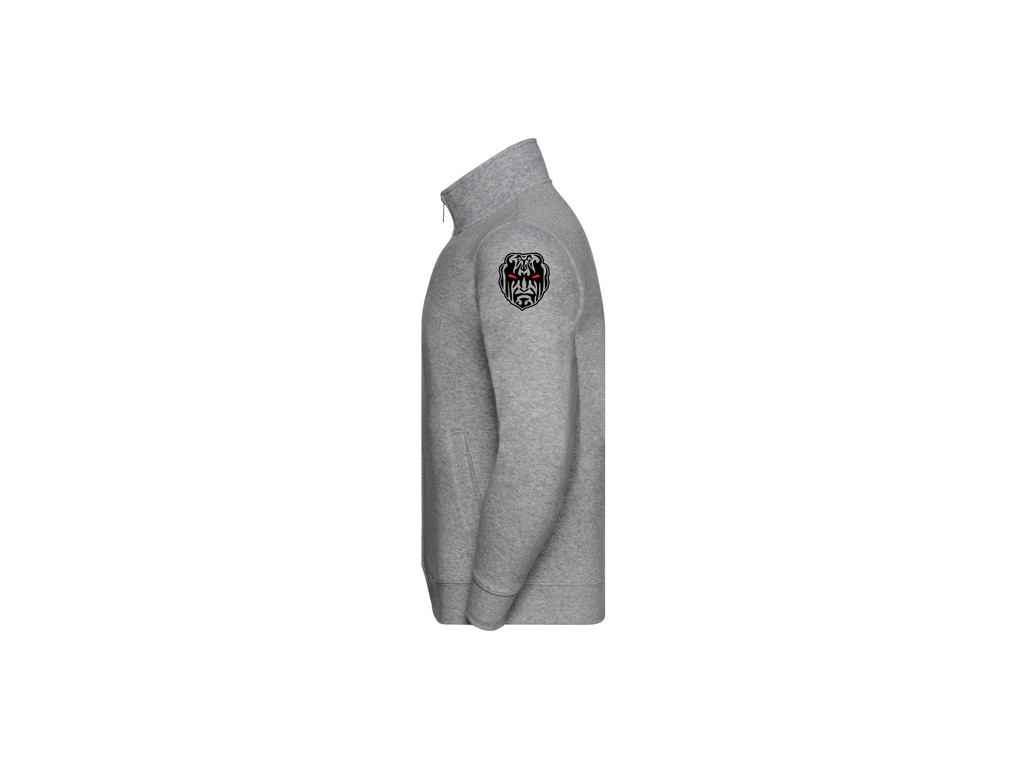 vest zonder capuchon