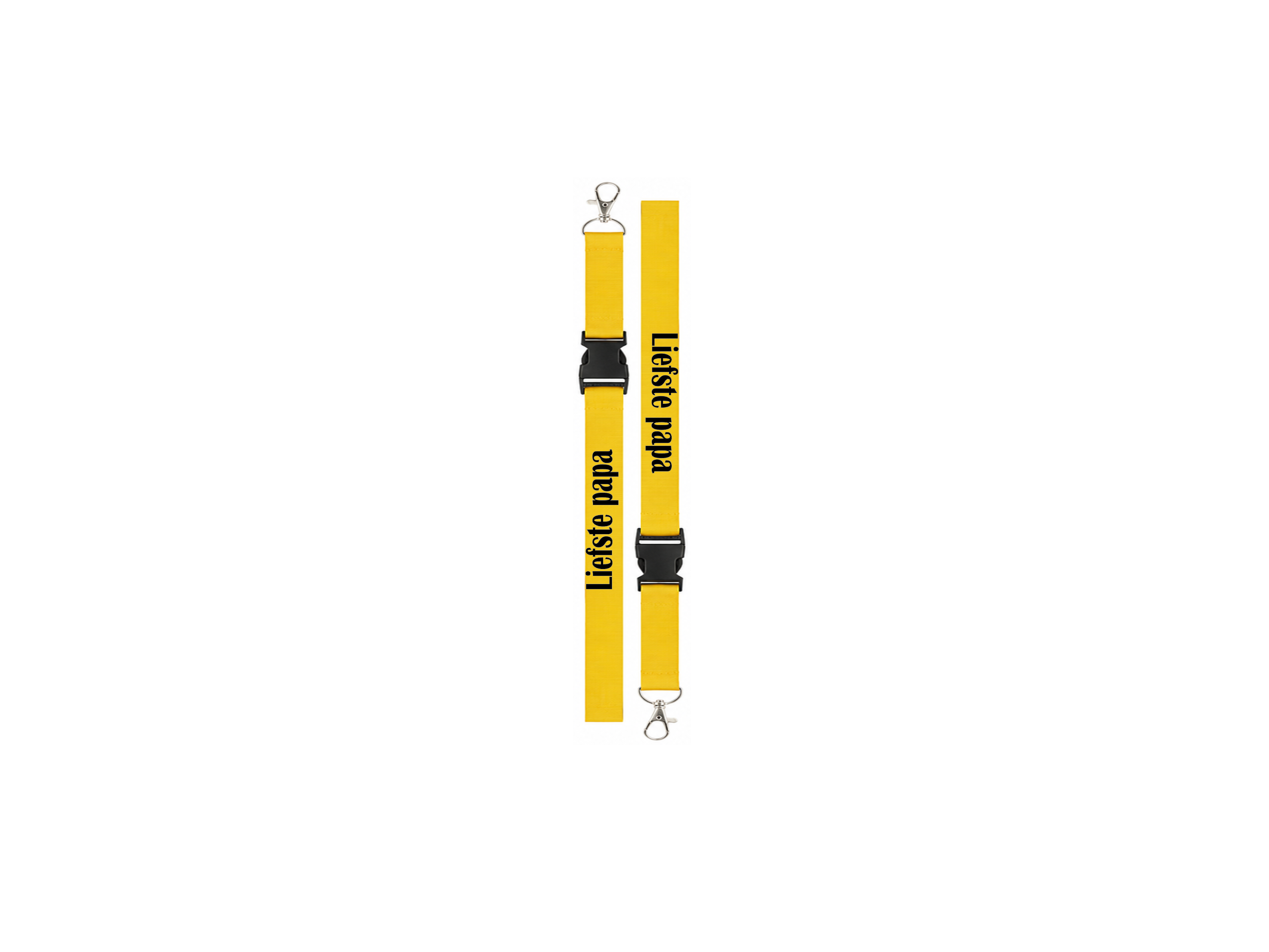 ❤️ Lanyard "Liefste Papa" – Persoonlijk Cadeau voor Vader