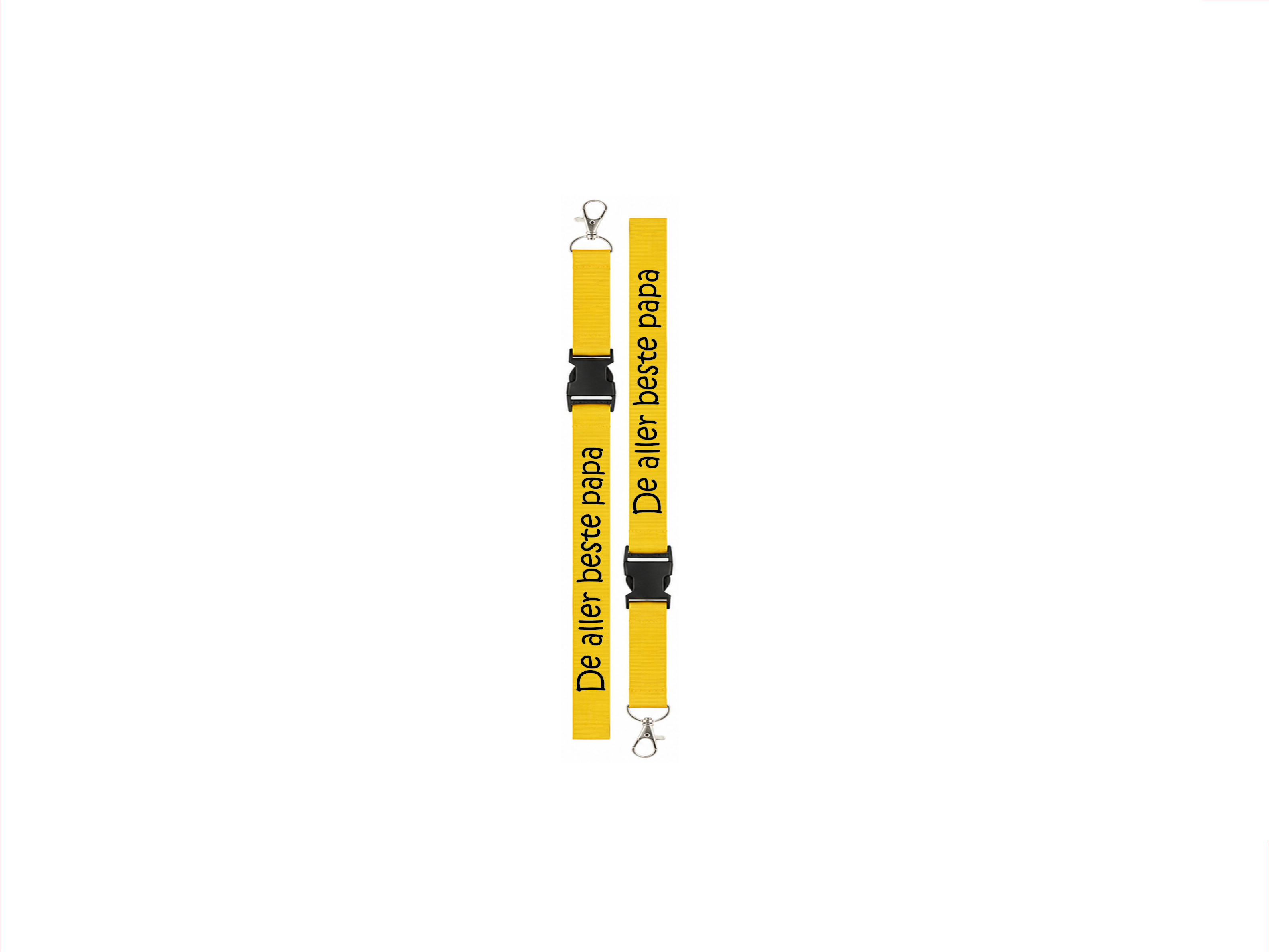 🎁 Persoonlijke Vaderdag Lanyard – De Allerbeste Papa