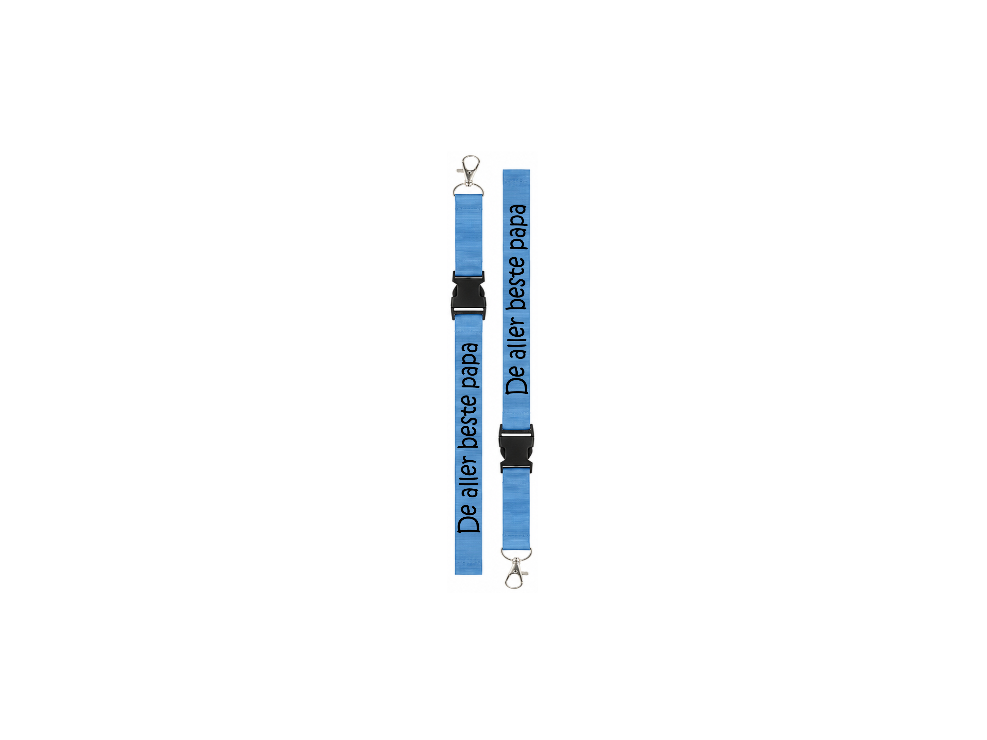 🎁 Persoonlijke Vaderdag Lanyard – De Allerbeste Papa