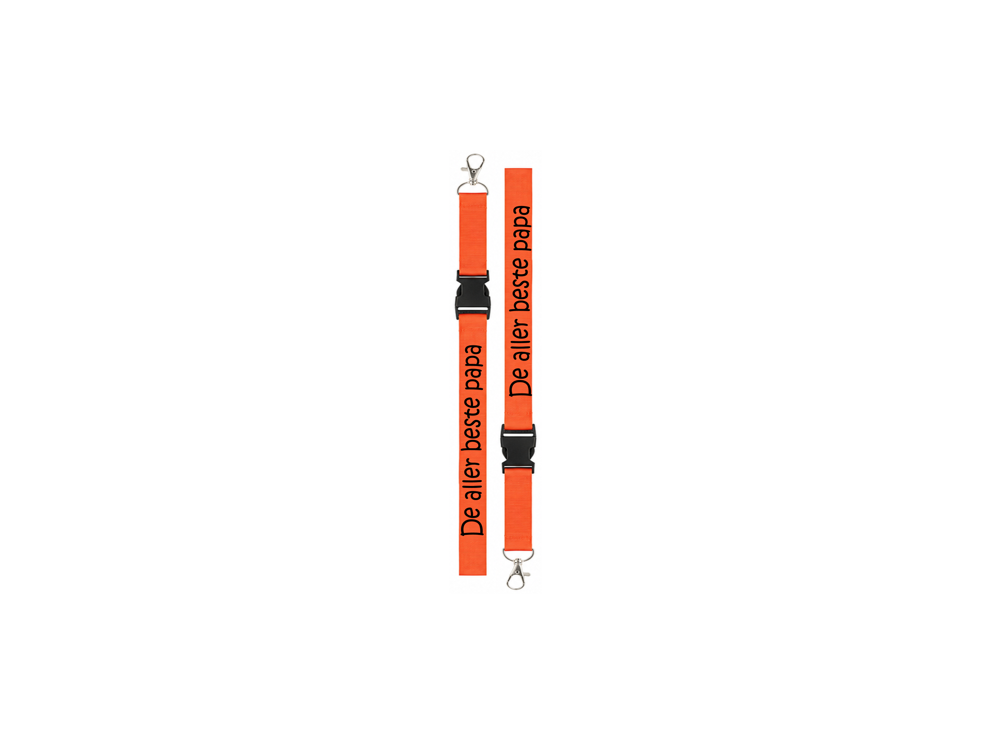🎁 Persoonlijke Vaderdag Lanyard – De Allerbeste Papa