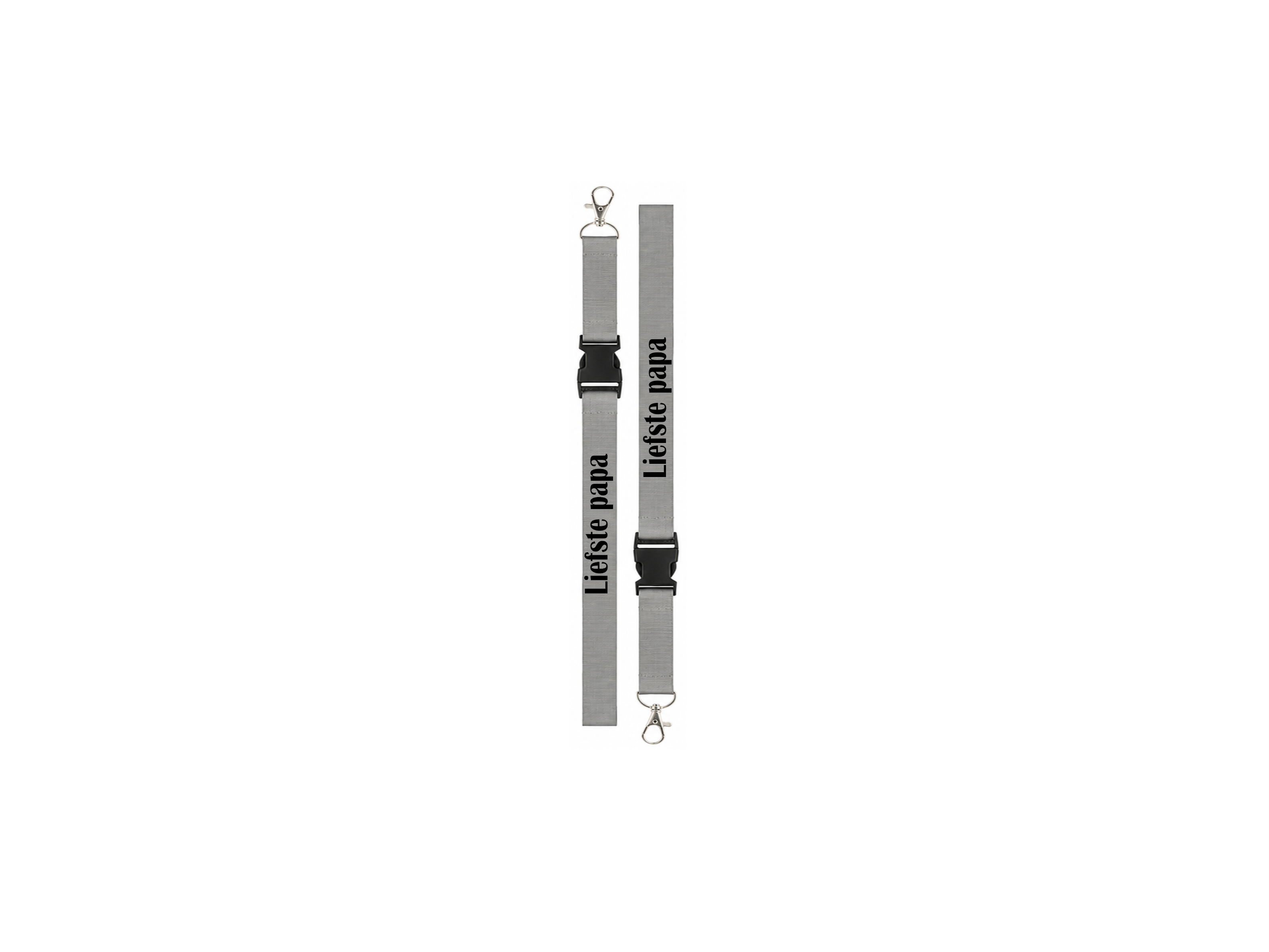 ❤️ Lanyard "Liefste Papa" – Persoonlijk Cadeau voor Vader