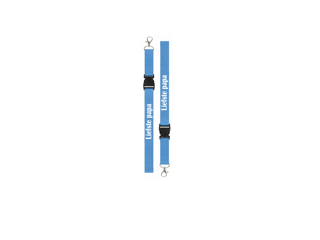❤️ Lanyard "Liefste Papa" – Persoonlijk Cadeau voor Vader