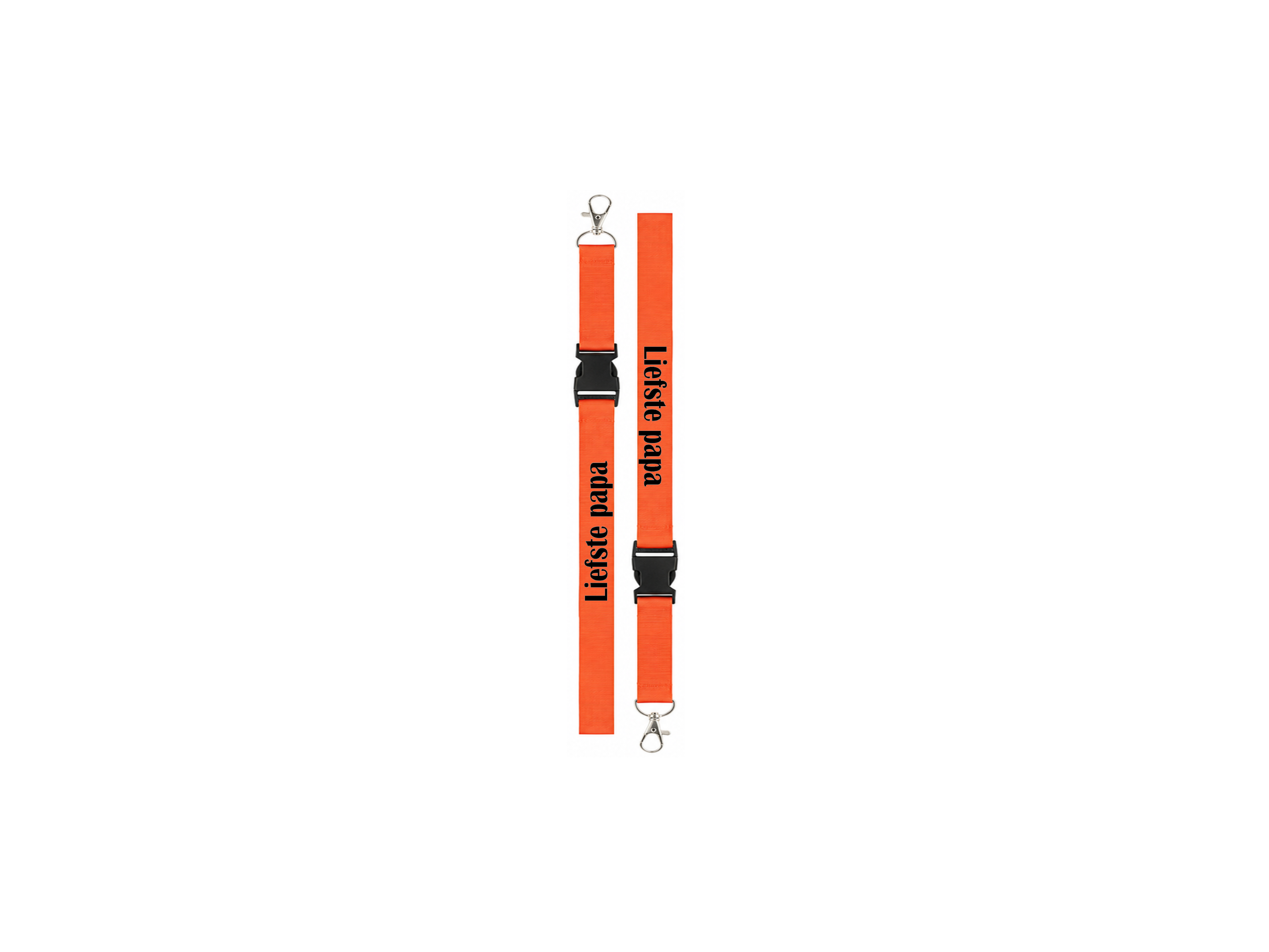 ❤️ Lanyard "Liefste Papa" – Persoonlijk Cadeau voor Vader