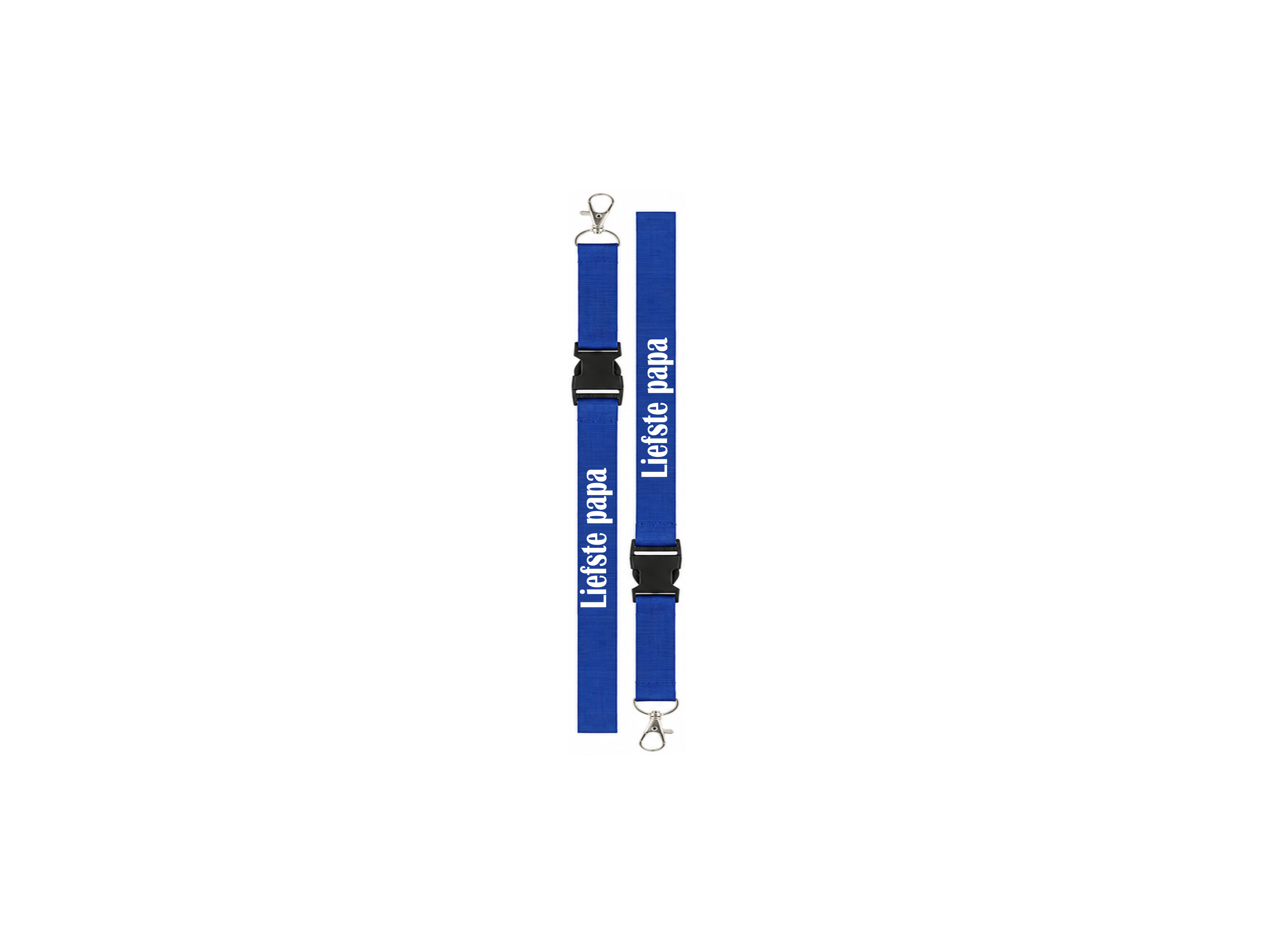❤️ Lanyard "Liefste Papa" – Persoonlijk Cadeau voor Vader