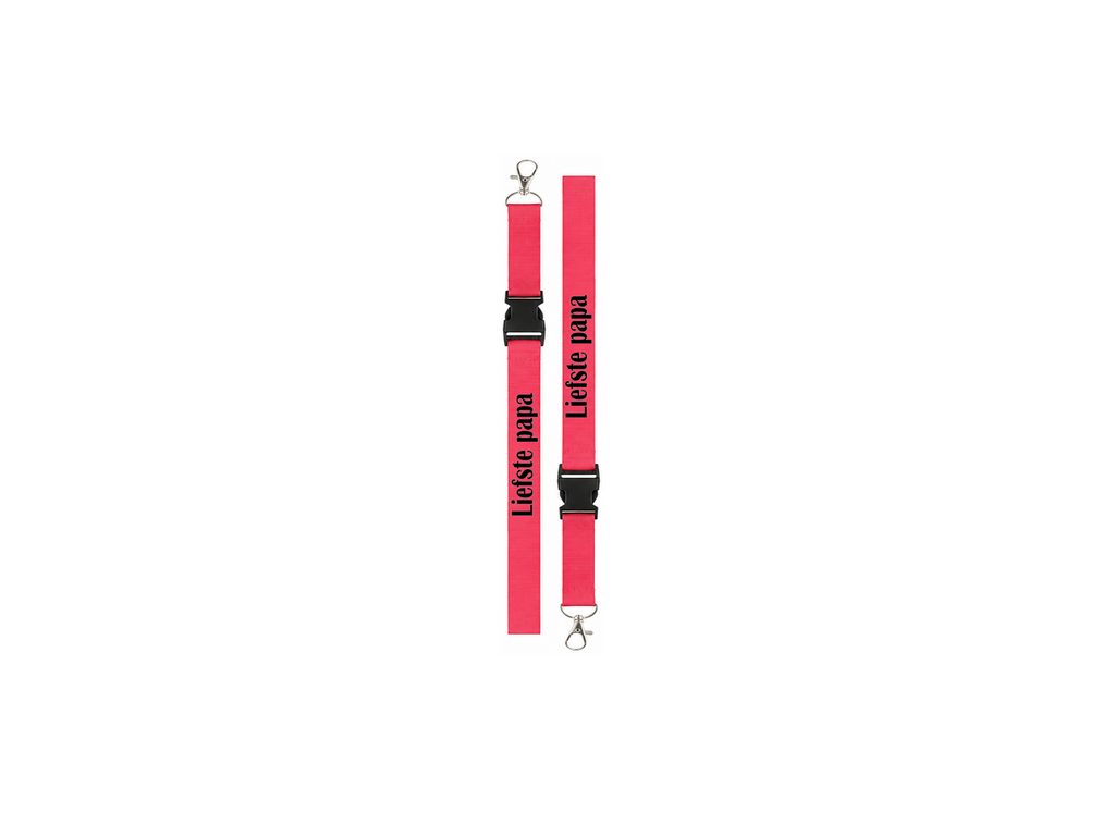 ❤️ Lanyard "Liefste Papa" – Persoonlijk Cadeau voor Vader