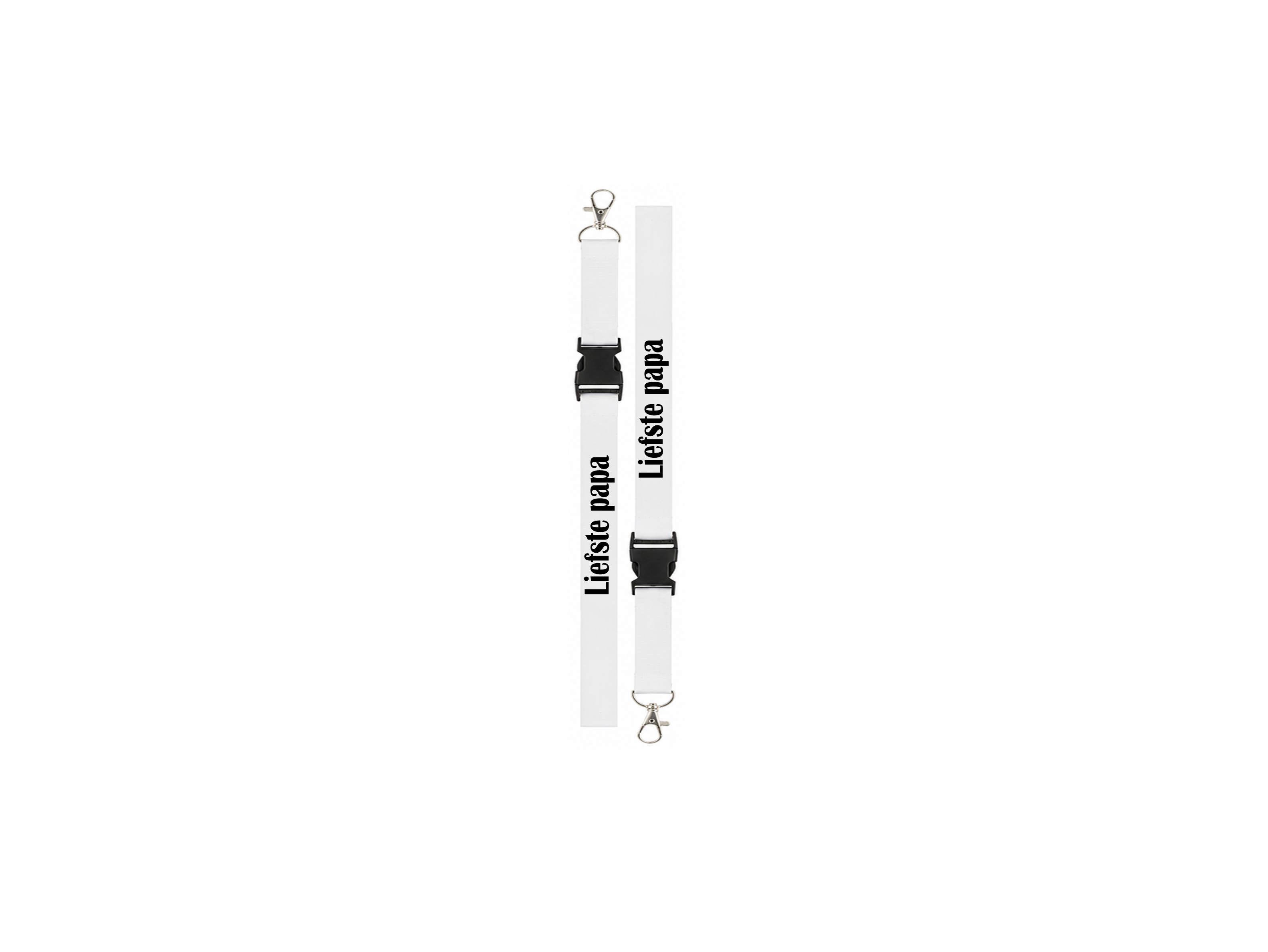 ❤️ Lanyard "Liefste Papa" – Persoonlijk Cadeau voor Vader