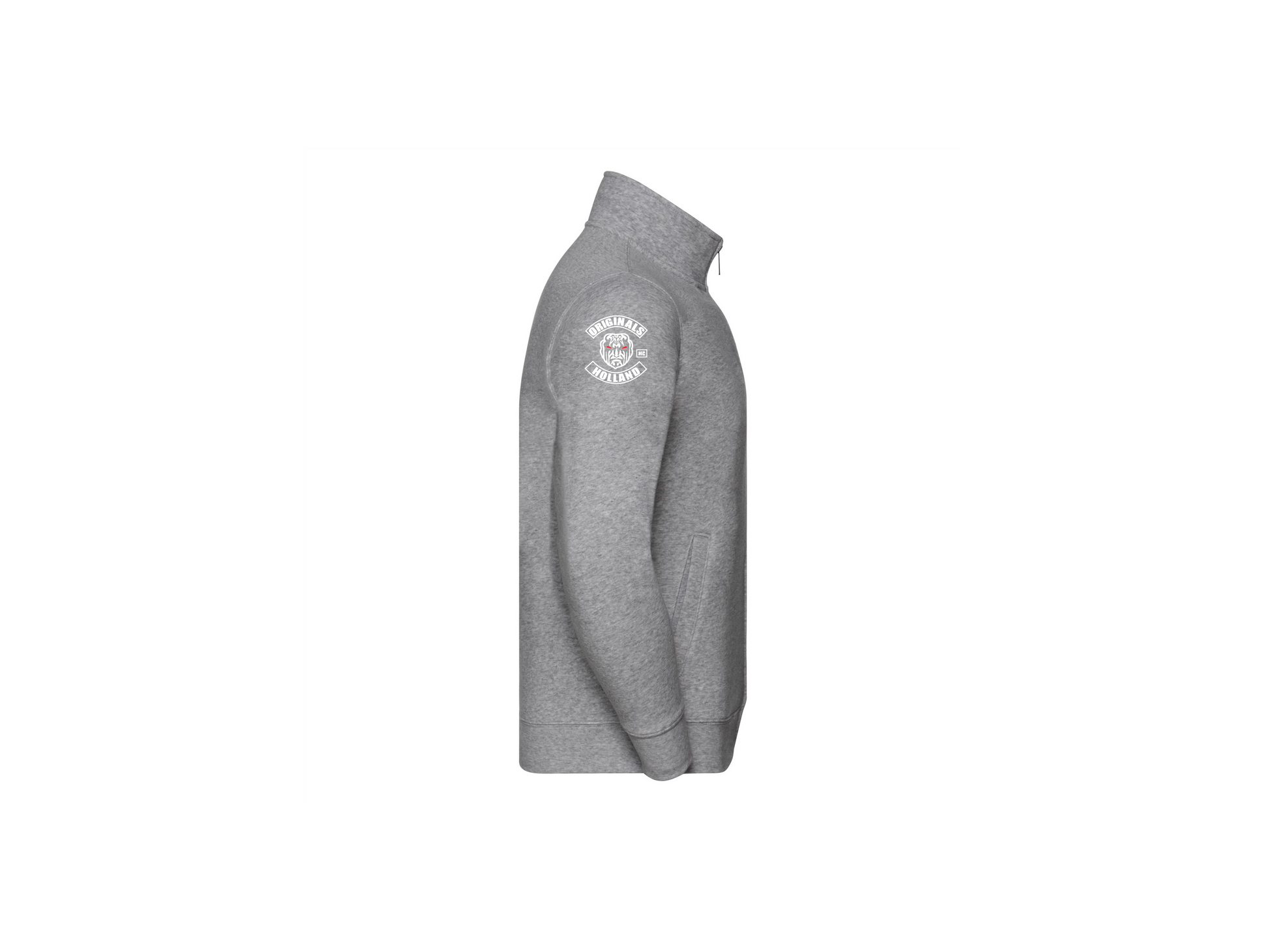 vest zonder capuchon