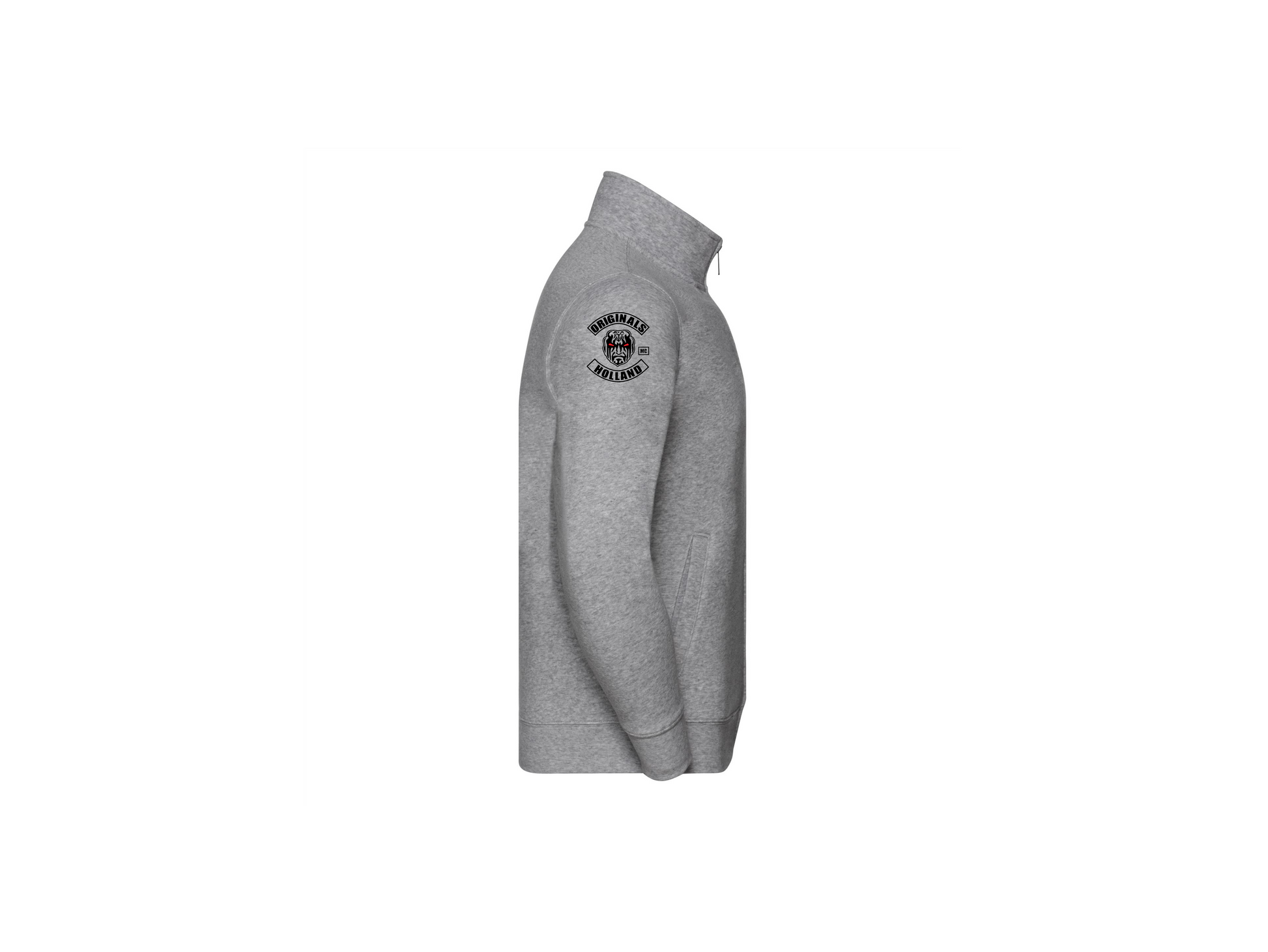 vest zonder capuchon