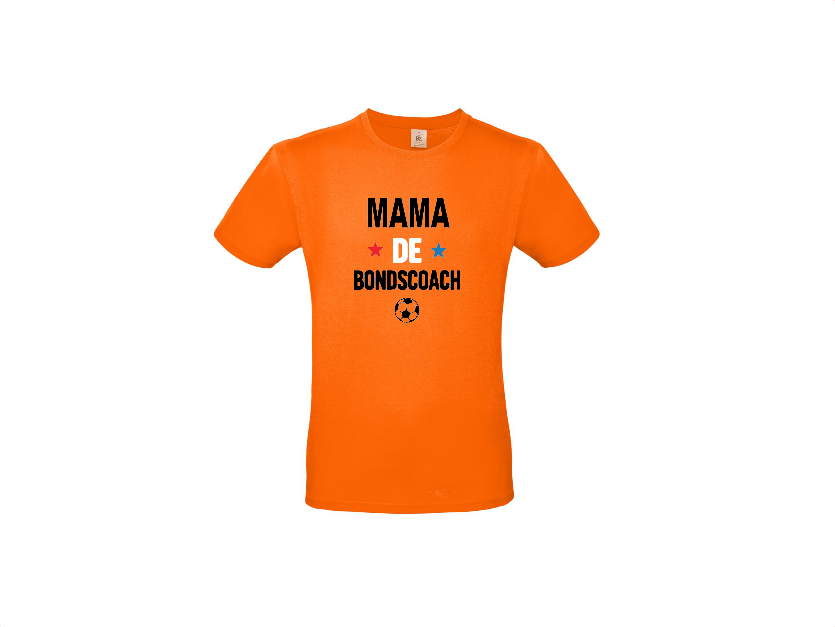 T-shirt met korte mouwen: Mama de bondscoach