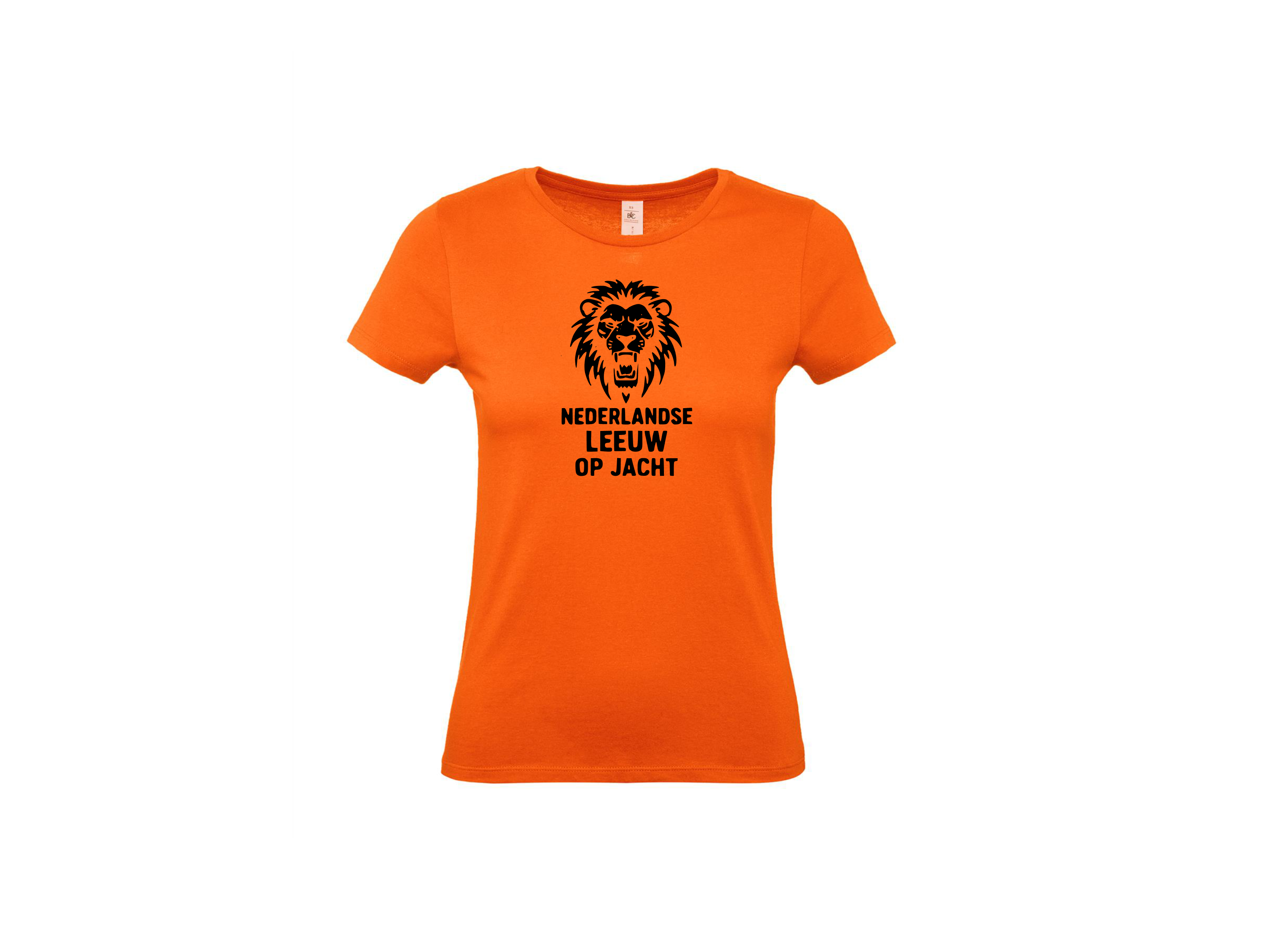 T-shirt met korte mouwen Nederlandse leeuw op jacht