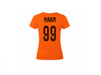T-shirt met korte mouwen Mama – De Fanatiekste Supporter! 🧡⚽