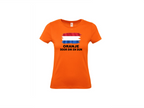T-shirt met korte mouwen: Oranje door dik en dun