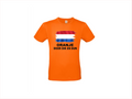 T-shirt met korte mouwen: Oranje door dik en dun