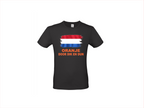 T-shirt met korte mouwen: Oranje door dik en dun